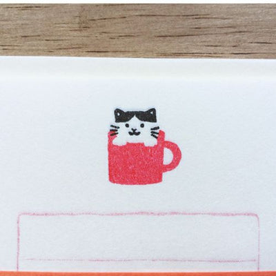 Soebumi-Sen Note Papers - Cat in Mug