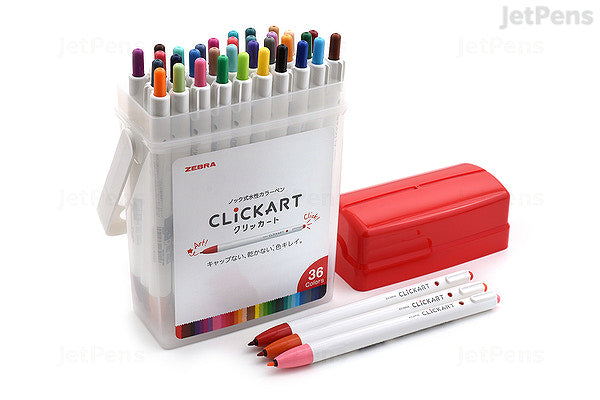 ClickArt Retractable Markers - Full Set of 36