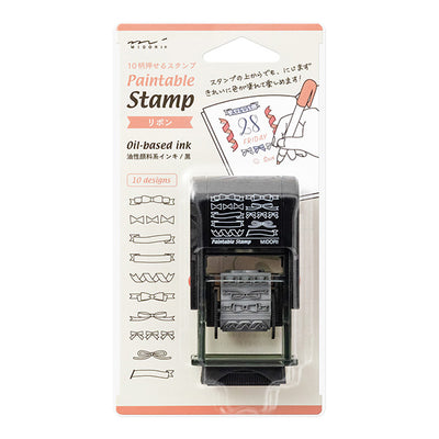 Rotating Paintable Stamp - 10 Designs - Ribbons and Banners