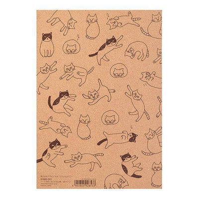 Cats A5 Notebook - Grid - tactile sensibility