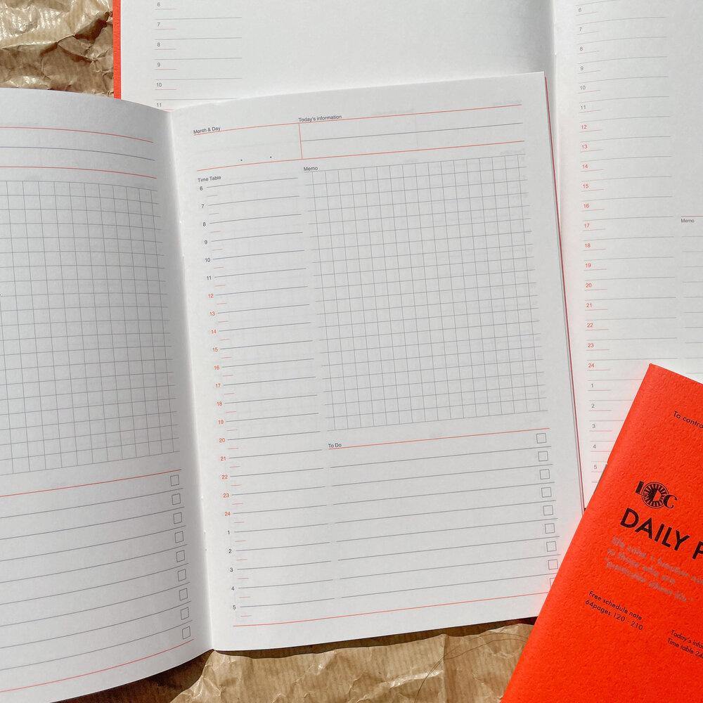 LUDDITE - Daily Planner Notebook - tactile sensibility