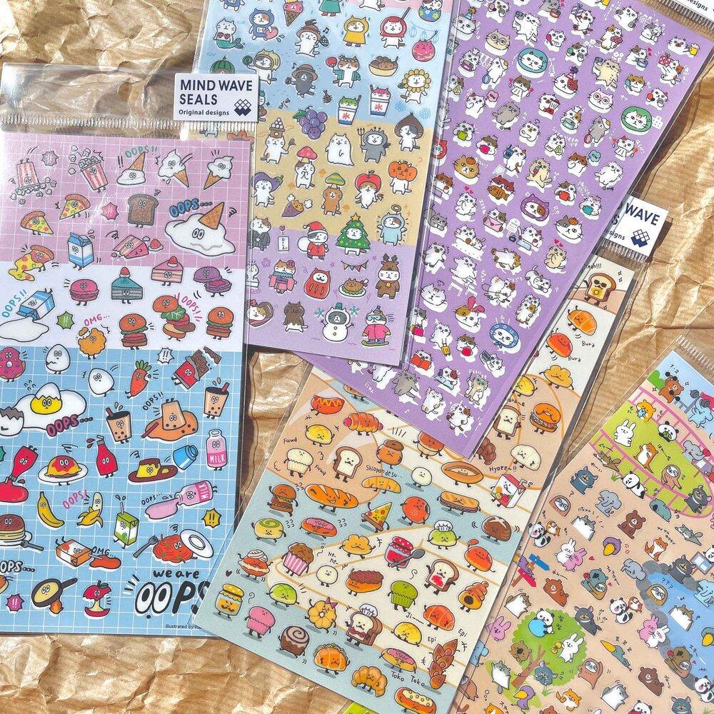 PuchiPuchi Seal Stickers - Day in My Life - tactile sensibility