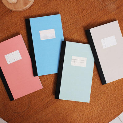 PAPERWAYS - Notebook - Small - tactile sensibility #option_cornflower-blue-cover-with-bald-square-paper