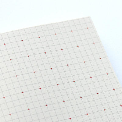 PAPERWAYS - Mini Note - tactile sensibility #option_red-cover-with-cross-grid-paper