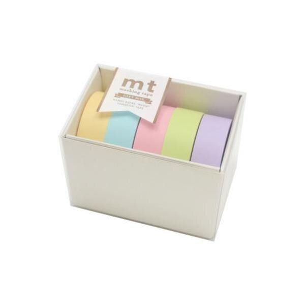Gift Box Set of 5 Tapes - Pastel - tactile sensibility
