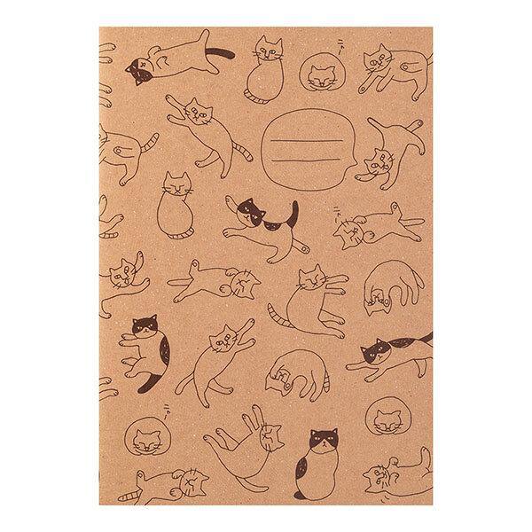 Cats A5 Notebook - Grid - tactile sensibility