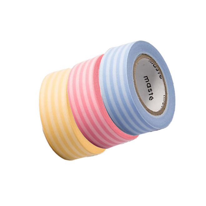 masté - Single Roll of Tape - Monochromatic Stripe