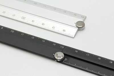 30cm Aluminium Multi Fold Out Ruler - tactile sensibility #colour_silver